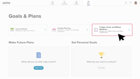 Student Plans page with College, Career & Military Readiness Indicators highlighted